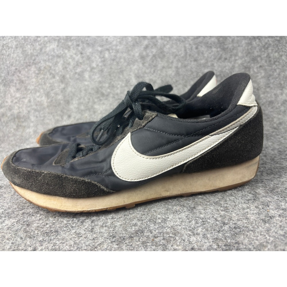 Nike Daybreak Sneakers Womens 8.5 Black White Waffle Sole CK2351-001